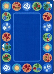 Joy Carpets Kid Essentials Sit Around the Seasons Multi